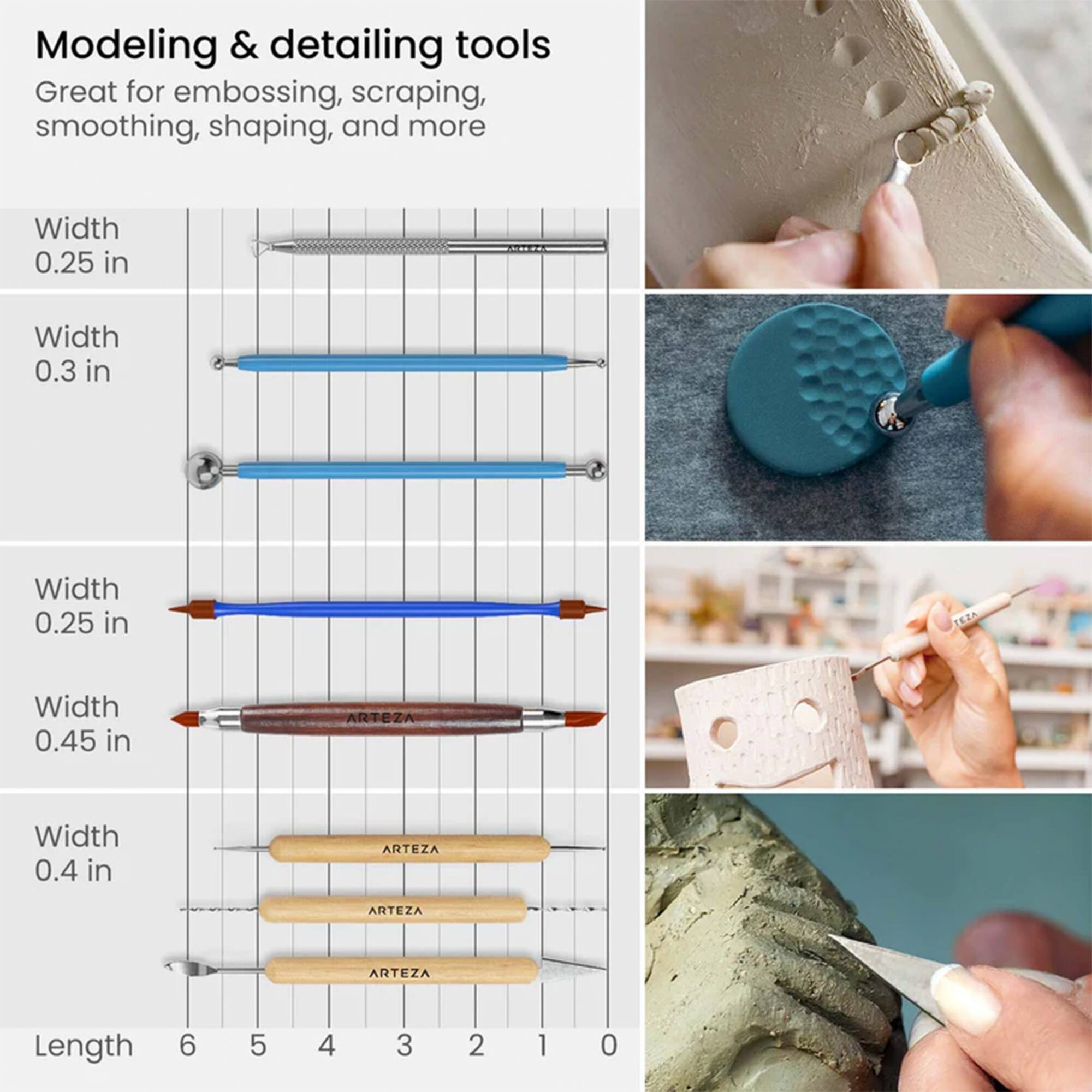 Arteza® 22-Piece Sculpting Tools Set